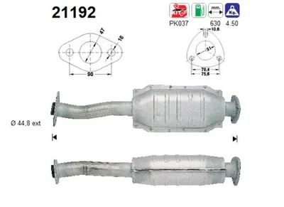 Catalytic Converter Opel VECTRA A · Opel VECTRA A Hatchback · Opel CALIBRA A