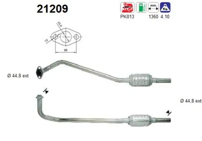 Catalytic Converter Opel CORSA B · Opel COMBO Box Body/MPV · Vauxhall CORSA Mk I