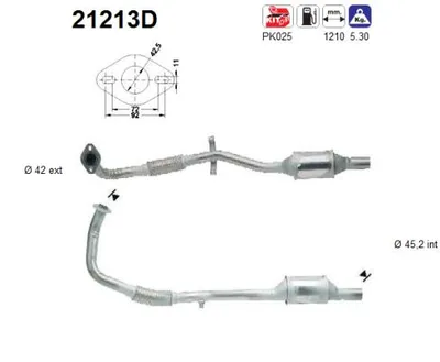 Catalytic Converter Opel CORSA B · Opel COMBO Box Body/MPV · Vauxhall CORSA Mk I