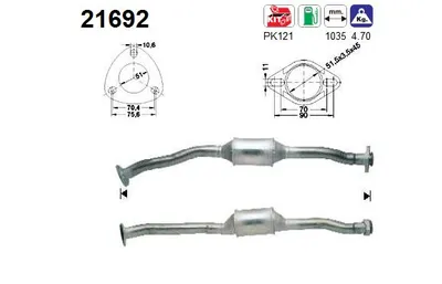 Catalytic Converter Opel ASTRA F Convertible · Opel ASTRA F Saloon · Opel ASTRA F Hatchback