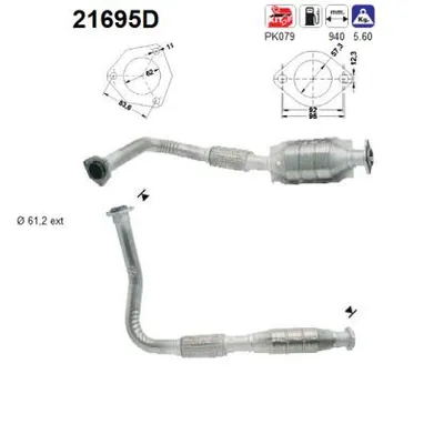 Catalytic Converter Opel VECTRA B · Opel VECTRA B Hatchback · Opel VECTRA B Estate