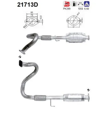 Catalytic Converter Opel MONTEREY B