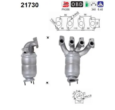 Catalytic Converter Opel ASTRA G Hatchback · Opel ASTRA G Saloon · Opel ASTRA G Estate