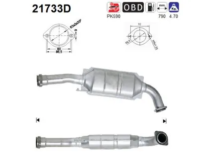 Catalytic Converter Opel OMEGA B · Opel OMEGA B Estate