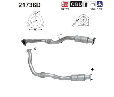 Catalytic Converter Opel FRONTERA B · Vauxhall FRONTERA Mk II