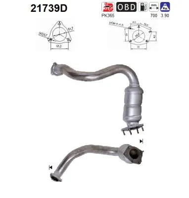 Catalytic Converter Opel VECTRA C GTS · Opel VECTRA C · Opel VECTRA C Estate
