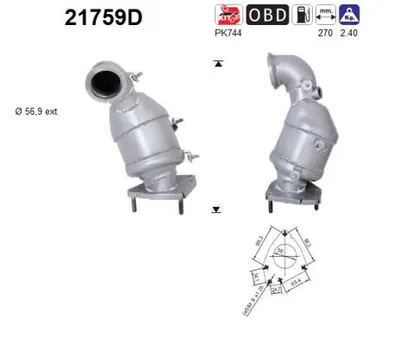 Catalytic Converter Opel VECTRA C GTS · Opel VECTRA C · Opel VECTRA C Estate