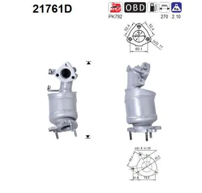 Catalytic Converter Opel CORSA C · Opel ASTRA H · Opel ASTRA H Estate