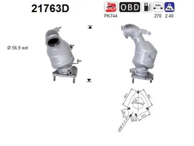 Catalytic Converter Opel ASTRA H Estate Van · Opel SIGNUM Hatchback · Opel VECTRA C Estate