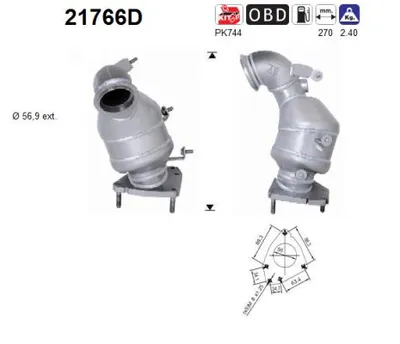 Catalytic Converter Opel VECTRA C Estate · Opel VECTRA C · Opel VECTRA C GTS