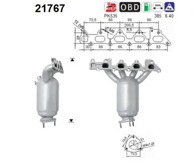 Catalytic Converter Vauxhall ASTRA Mk IV Coupe · Opel CORSA C · Vauxhall CORSA Mk II