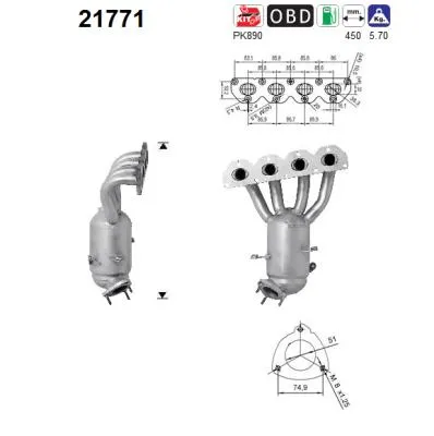 Catalytic Converter Opel ZAFIRA B Box Body/MPV · Opel ZAFIRA / ZAFIRA FAMILY B · Opel VECTRA C GTS