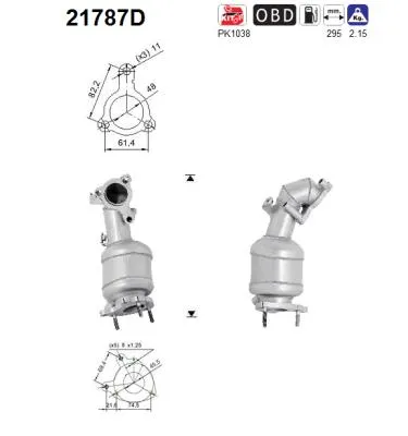 Catalytic Converter Opel ASTRA H Estate Van · Opel MERIVA A MPV · Opel CORSA D