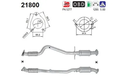 Catalytic Converter Opel ASTRA J Sports Tourer · Vauxhall ASTRA Mk VI Estate · Opel ASTRA J