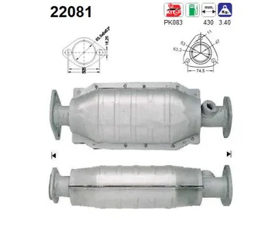 Catalytic Converter Honda CIVIC VI Hatchback · Honda CIVIC VI Saloon