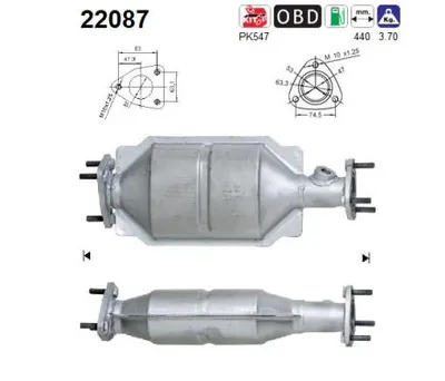 Catalytic Converter Honda ACCORD VI · Honda ACCORD VI Hatchback