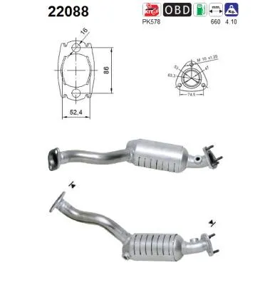 Catalytic Converter Honda JAZZ II
