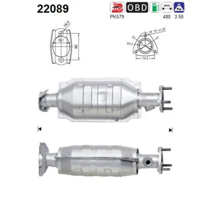 Catalytic Converter Honda CR-V I