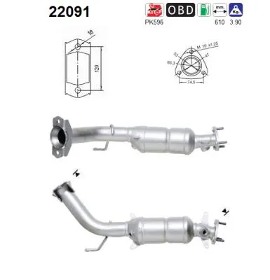 Catalytic Converter Honda STREAM