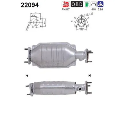 Catalytic Converter Honda ACCORD VI · Honda ACCORD VI Coupe · Honda ACCORD VI Hatchback