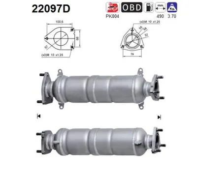 Catalytic Converter Honda ACCORD VII · Honda ACCORD VII Tourer · Honda FR-V