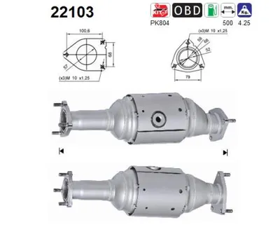 Catalytic Converter Honda ACCORD VII · Honda ACCORD VII Tourer