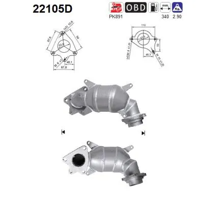 Catalytic Converter Honda CR-V III