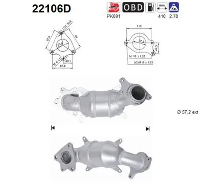Catalytic Converter Honda FR-V