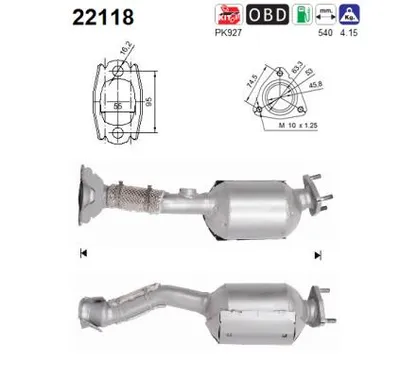Catalytic Converter Honda HR-V · Honda JAZZ IV