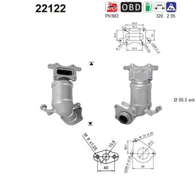 Catalytic Converter Honda JAZZ III