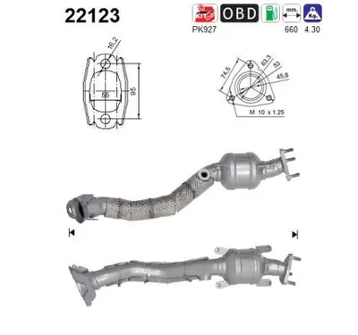 Catalytic Converter Honda JAZZ III · Honda CITY V Saloon