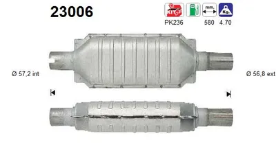 Catalytic Converter Jeep WRANGLER I · Jeep CHEROKEE · Jeep GRAND CHEROKEE I