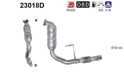 Catalytic Converter Jeep GRAND CHEROKEE II
