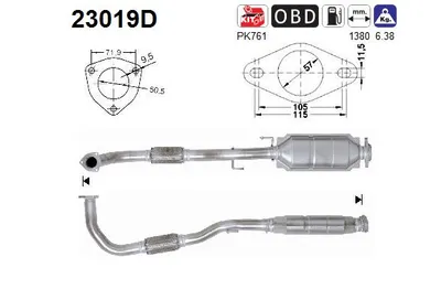 Catalytic Converter Jeep CHEROKEE