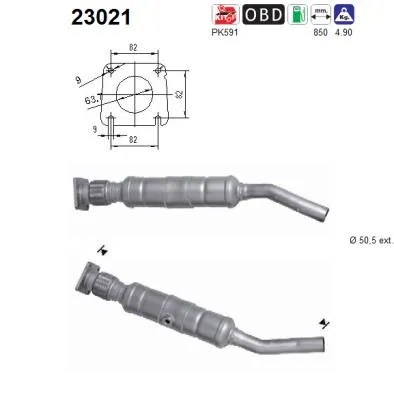 Catalytic Converter Chrysler NEON II