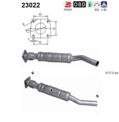 Catalytic Converter Chrysler NEON II