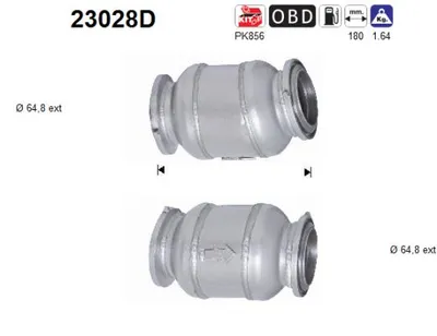 Catalytic Converter Jeep GRAND CHEROKEE III · Jeep COMMANDER