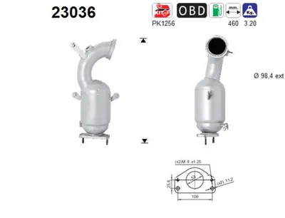 Catalytic Converter Alfa Romeo MITO · Alfa Romeo GIULIETTA · Jeep RENEGADE SUV