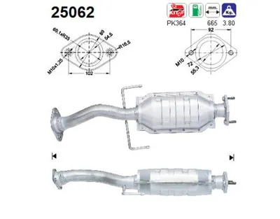 Catalytic Converter Mazda 626 V · Mazda 626 V Hatchback · Mazda 626 V Station Wagon