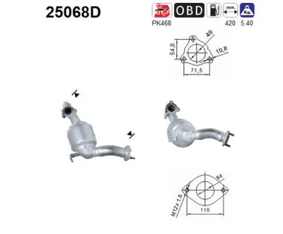 Catalytic Converter Mazda 6 Hatchback · Mazda 6 Station Wagon · Mazda 6 Saloon