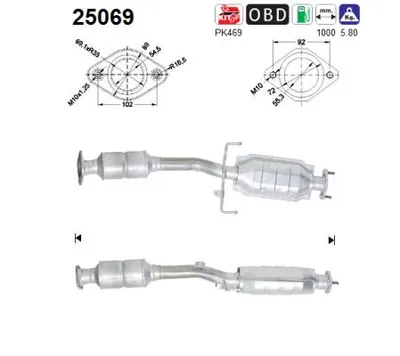Catalytic Converter Mazda 626 V Station Wagon · Mazda 626 V Hatchback · Mazda 626 V