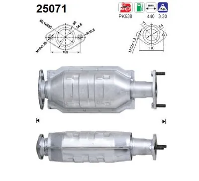 Catalytic Converter Kia CARENS I MPV · Kia SHUMA II · Kia SHUMA II Saloon