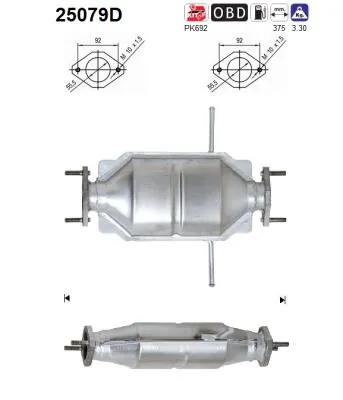 Catalytic Converter Kia CARNIVAL II