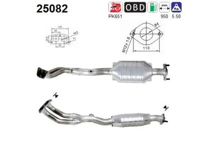 Catalytic Converter Mazda MX-5 II