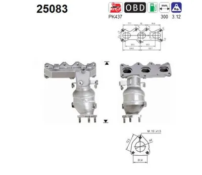 Catalytic Converter Mazda XEDOS 9