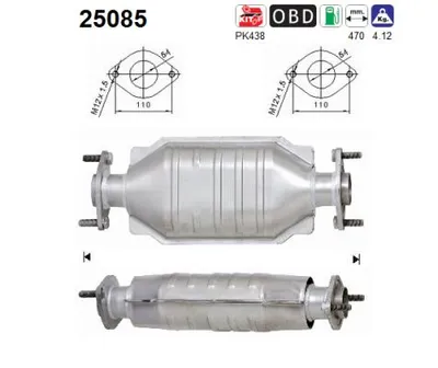 Catalytic Converter Mazda XEDOS 9