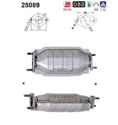 Catalytic Converter Kia RIO I Hatchback · Kia RIO I Saloon