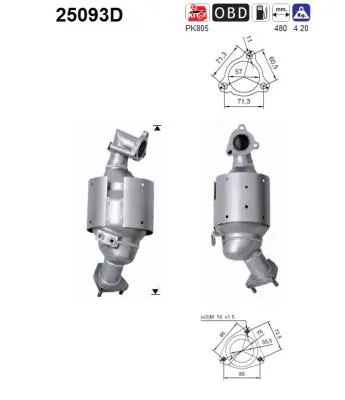 Catalytic Converter Mazda MPV II