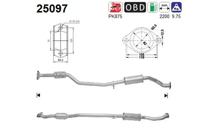 Catalytic Converter Mazda MX-5 III