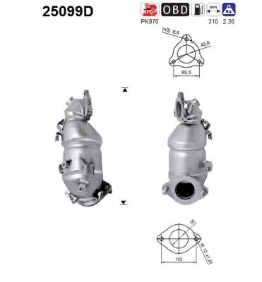 Catalytic Converter Kia CEE'D Hatchback · Kia CEE'D SW · Hyundai i30
